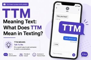TTM Meaning Text