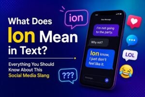 What Does Ion Mean in Text