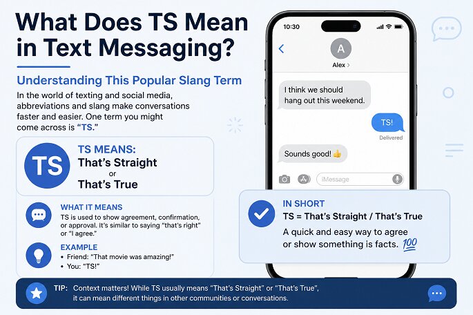 What Does TS Mean in Text Messaging